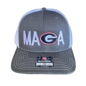 MAGA Snapback Georgia Direct Embroidered Curved Bill Mesh Back Hat Cap
